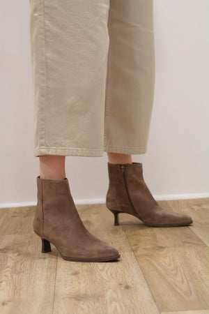 Unisa - Lomas Taupe Suede Ankle Boot
