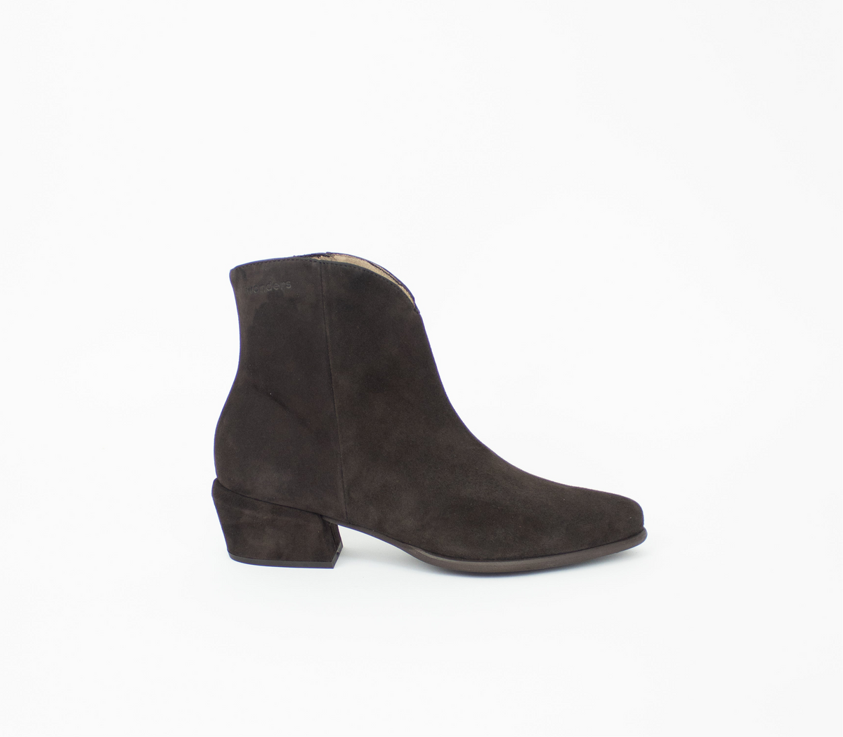 Wonders - D-2001 Brown Suede Ankle Boot