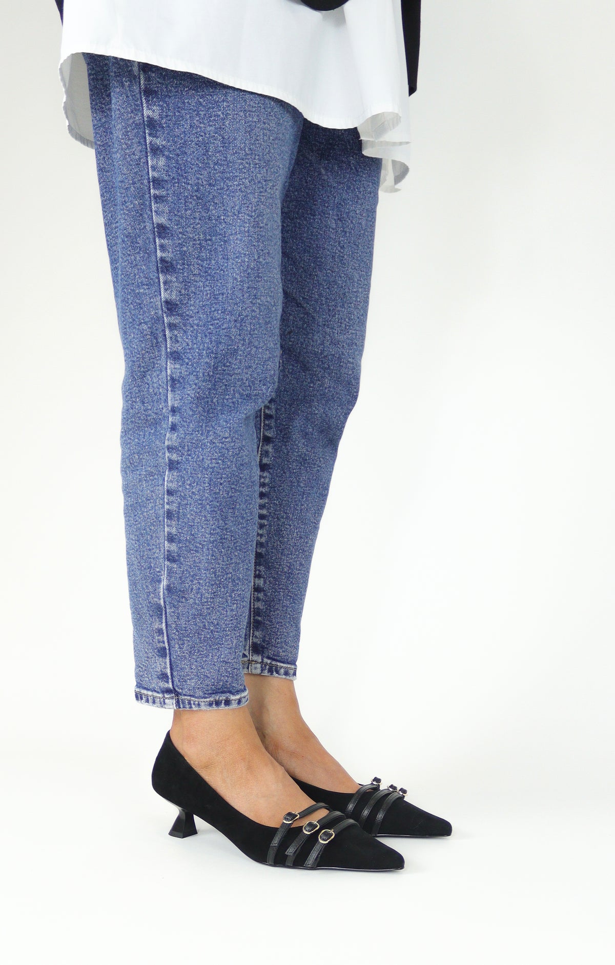 Lodi - Roma Black Kitten Heel