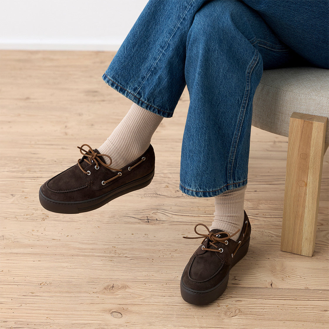 Paul Green - 1197 Brown Boat Shoe
