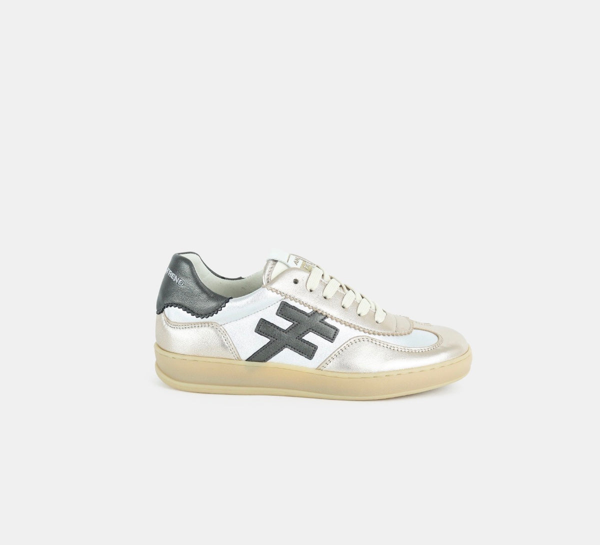 Another Trend - A032 Metal Gold and Silver Trainer