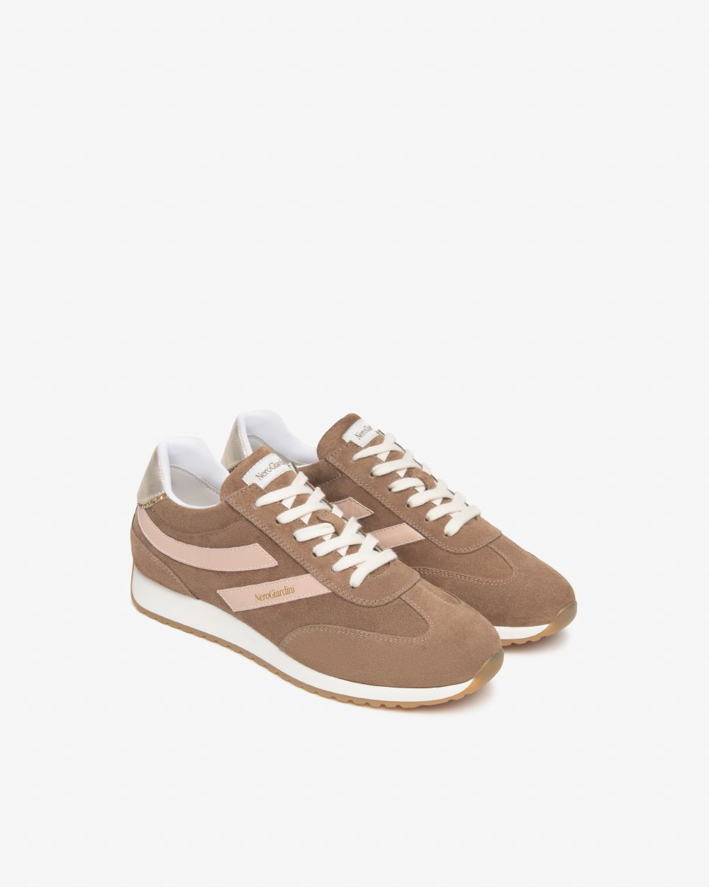 NeroGiardini - E615160D Brown Suede Trainer