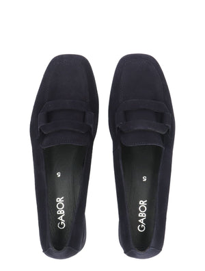 Gabor - 4001.01 Navy Suede Loafer