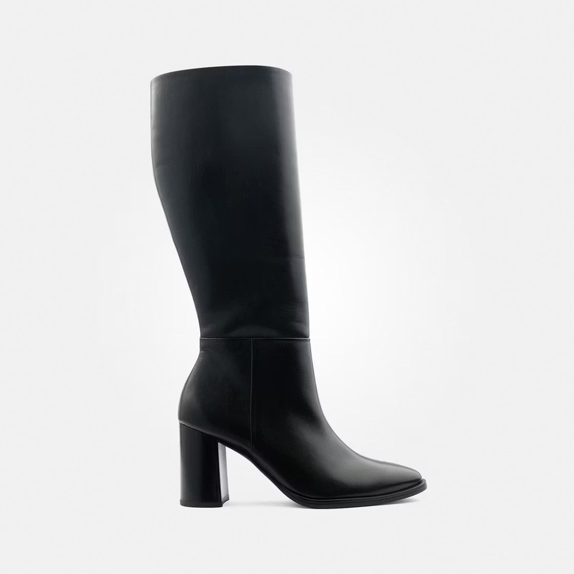 Paul Green -8145 Black Knee High Boot