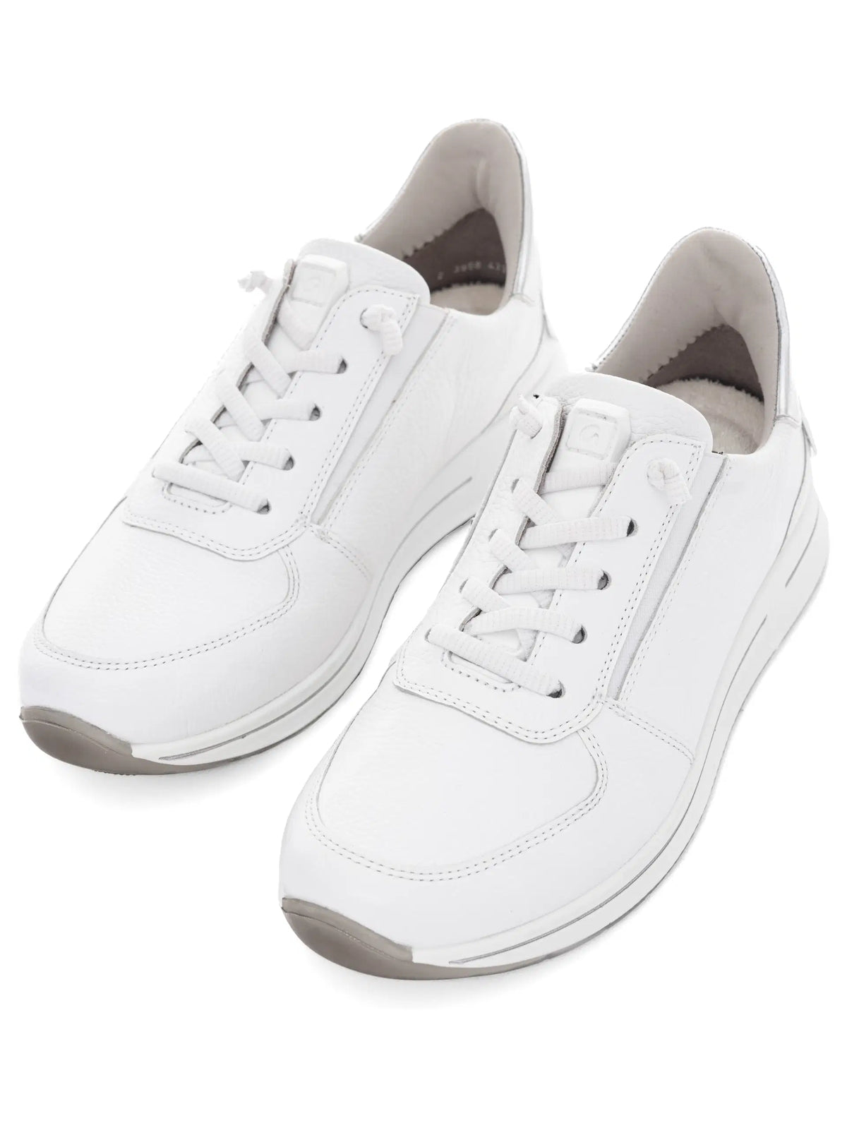 Ara - 24836 Osaka White Elastic Trainer