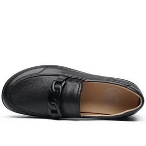 G Comfort - P-6503S Black Waterproof Wedge Loafer