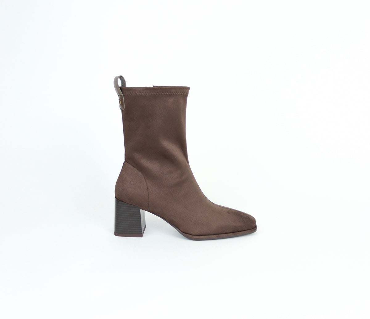 Lodi - Heka Brown Suede Sock Boot