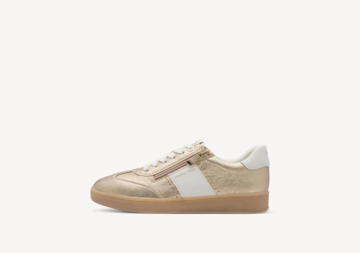 Marco Tozzi - 23736 Gold Zip Trainer