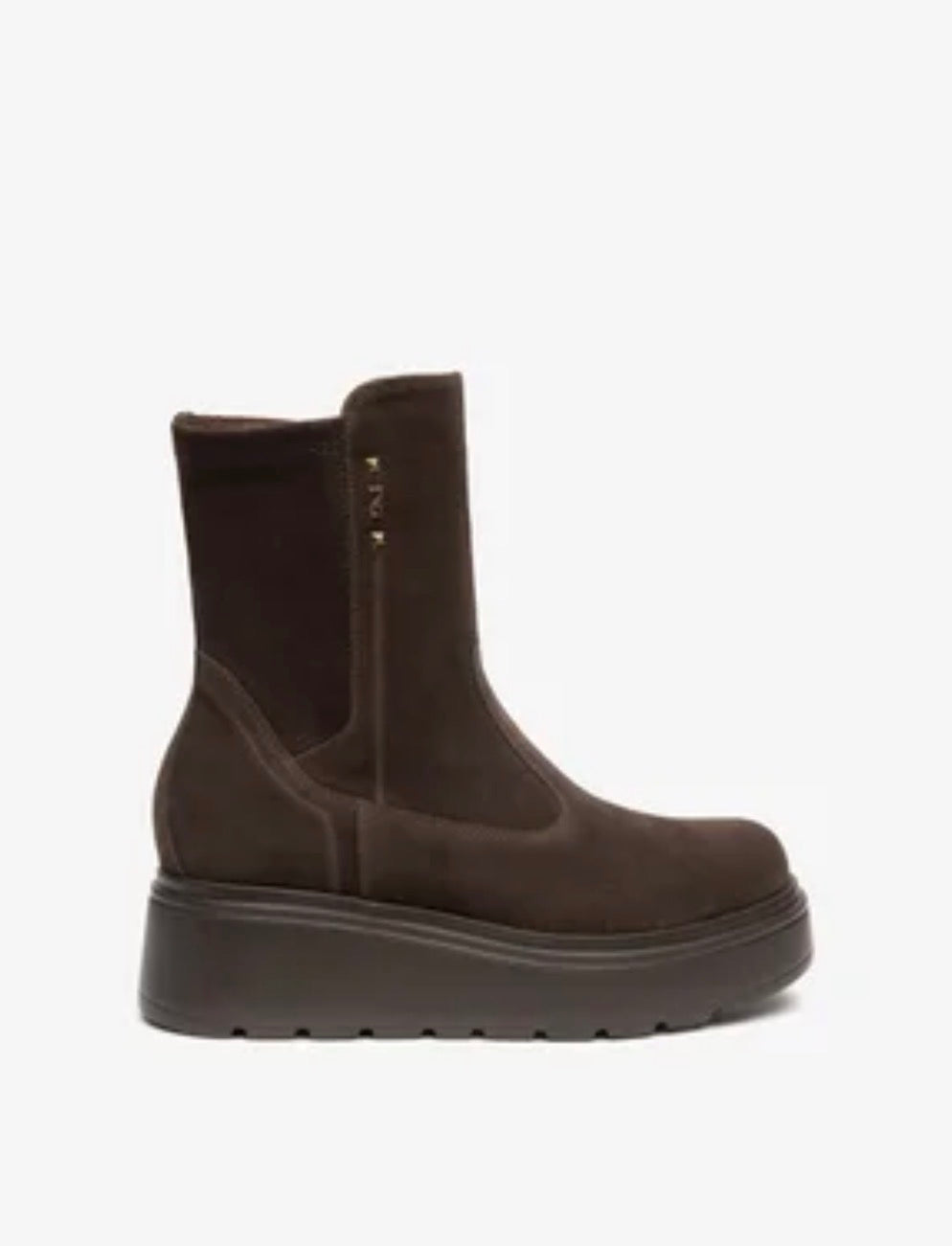 Nerogiardini - I61811D Brown Suede Platform Boot