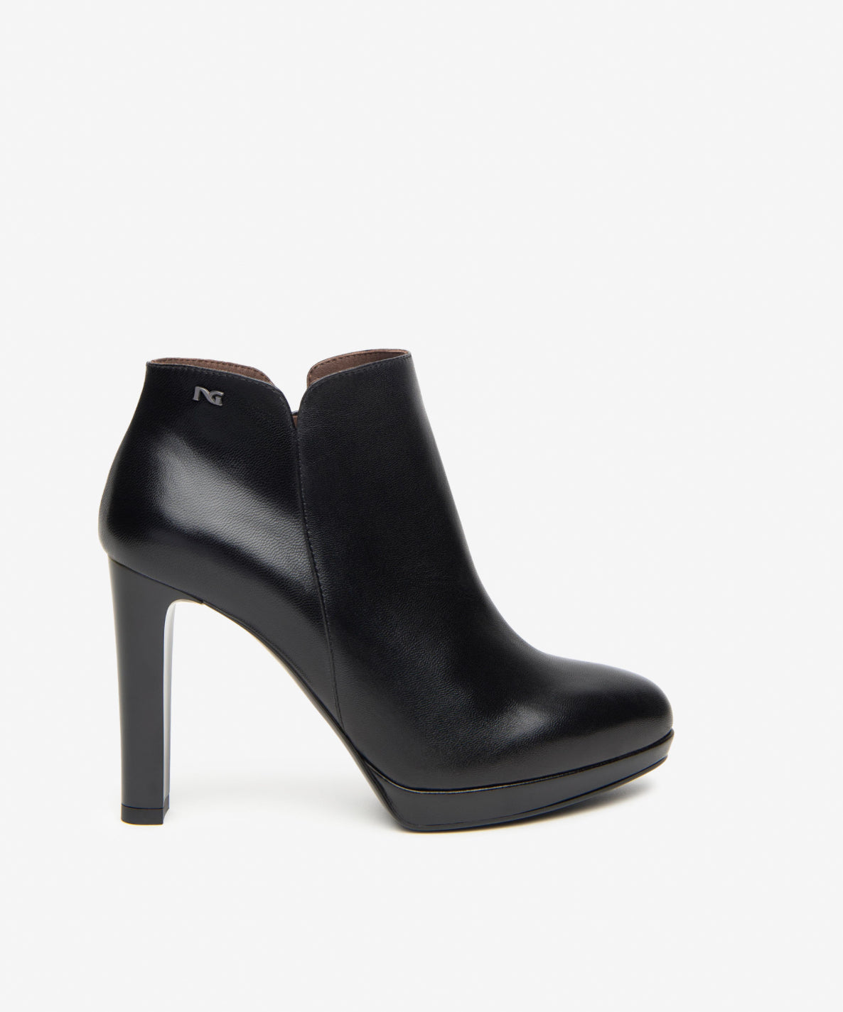 NeroGiardini - I410980D Black Leather Ankle Boot