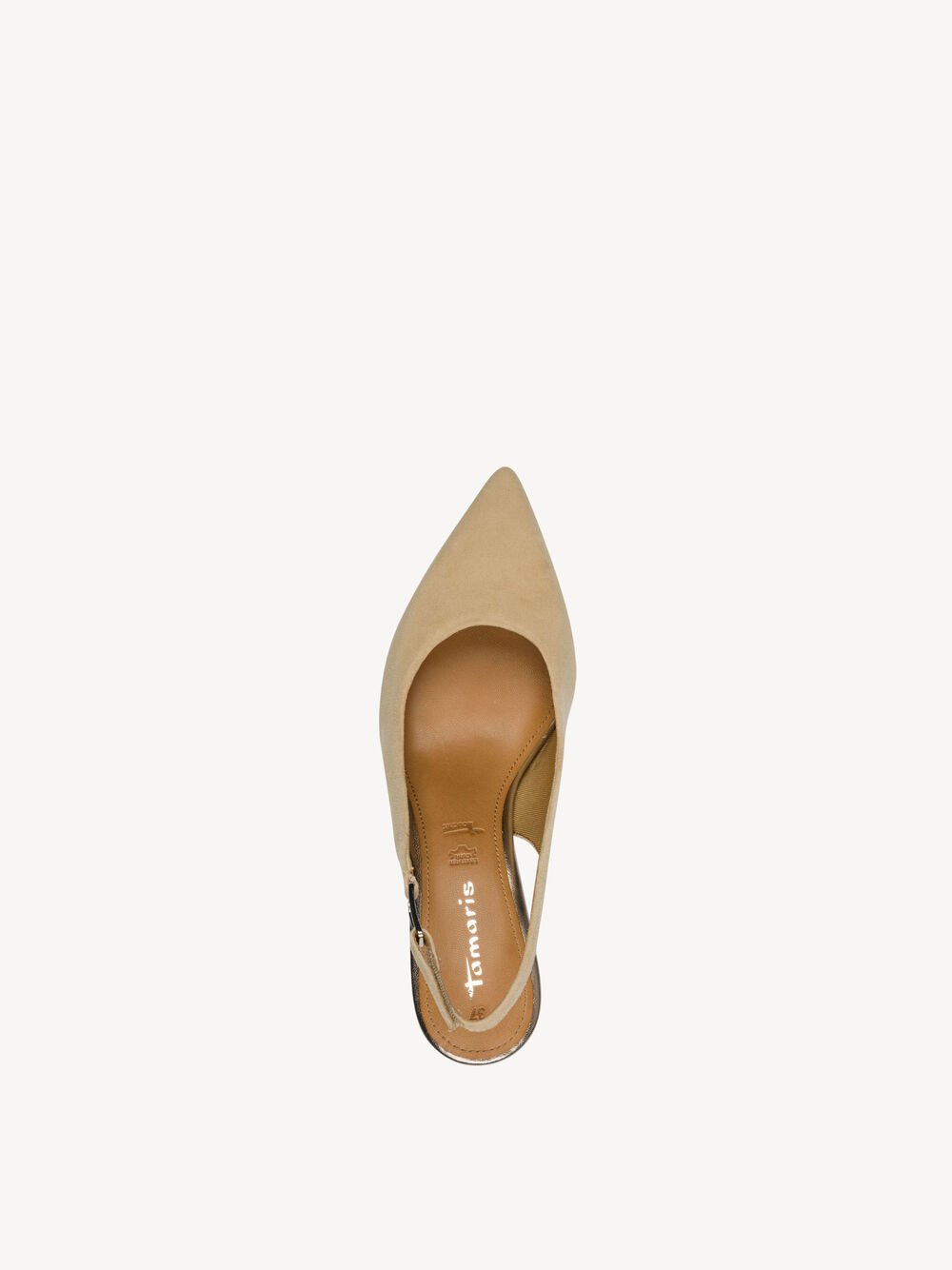 Tamaris - 29624 Beige Snake Slingback