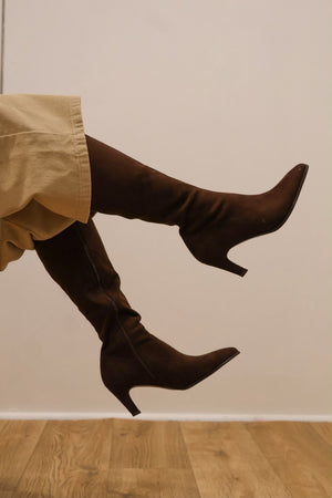 Lodi - A-Osiris Brown Sock Knee High Boot