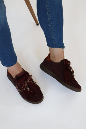Meline - 525 FR-R Burgundy/Rust Trainer