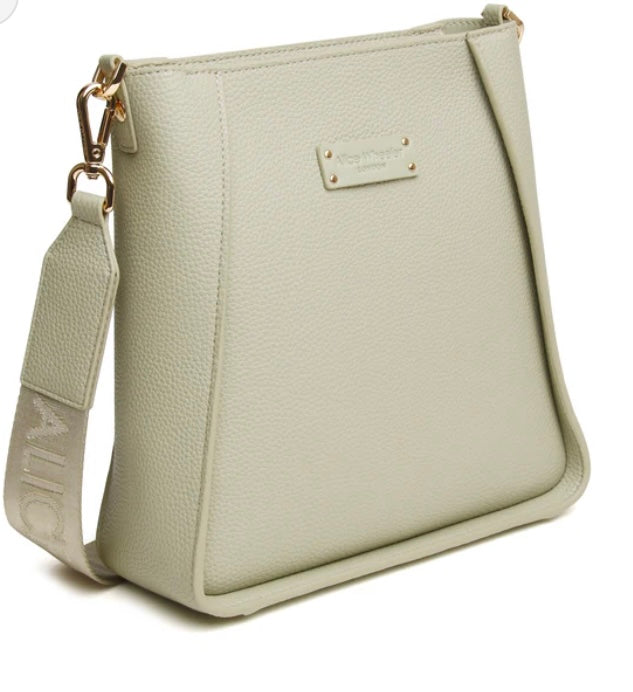 Alice Wheeler - Kensington Pistachio Green Crossbody Bag