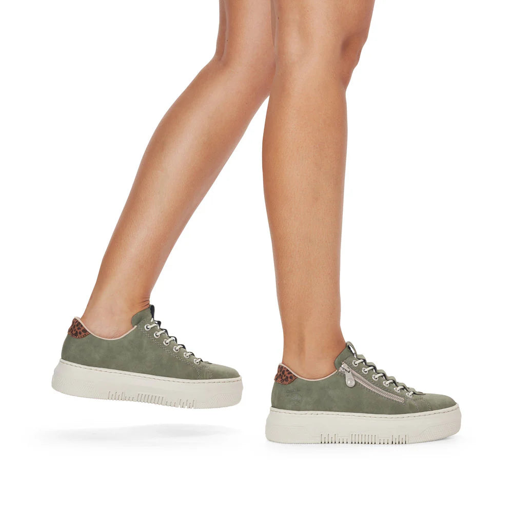 Rieker - M1952 Khaki Elastic Trainer