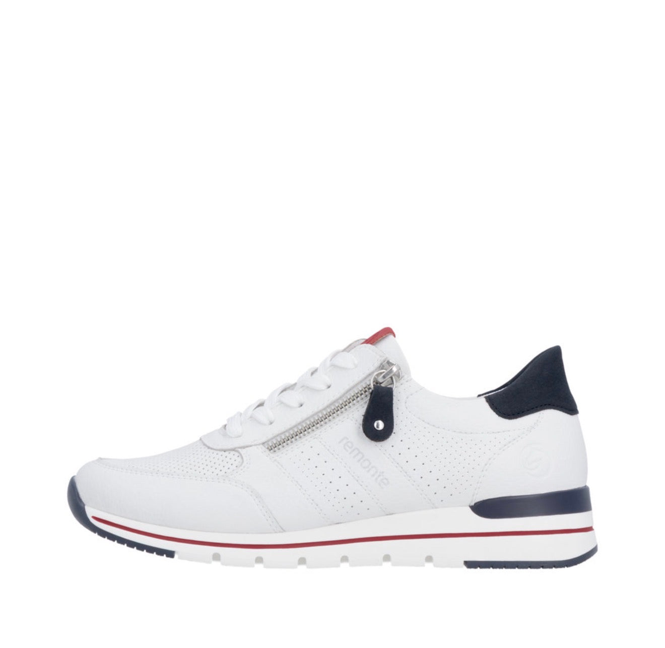 Remonte - R6705 White Pref Zip Trainer
