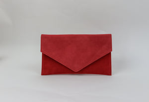 Rachels - Red Suede Clutch