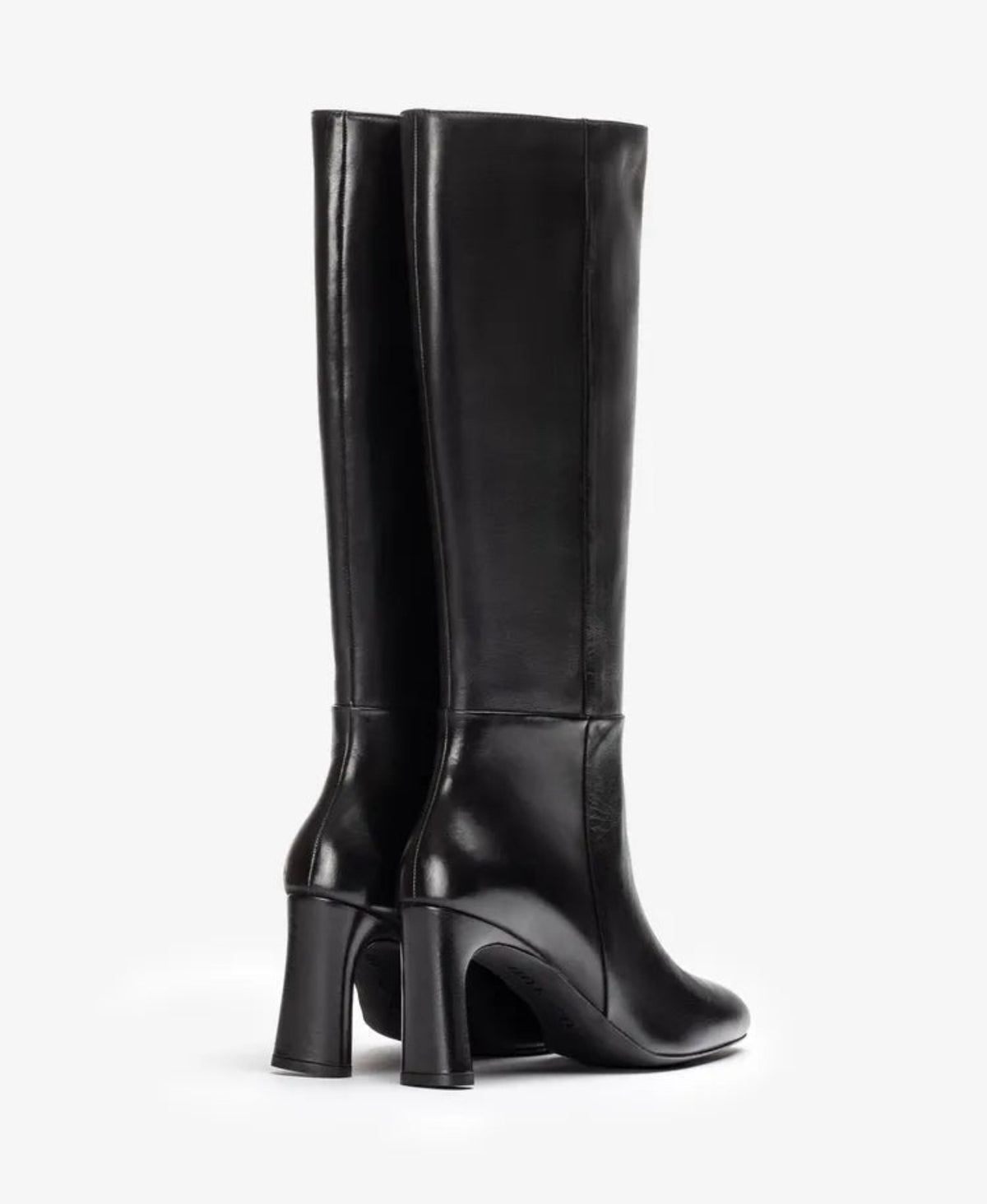 Unisa - Wolcot Black Leather Knee High