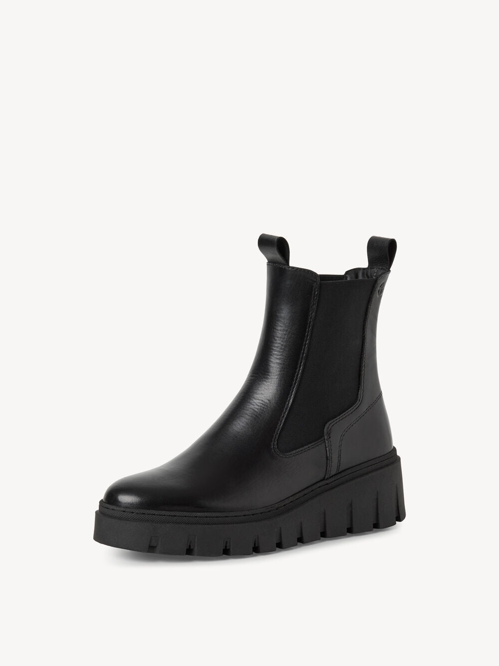 Tamaris - 25489 Black Chelsea Platform Boot