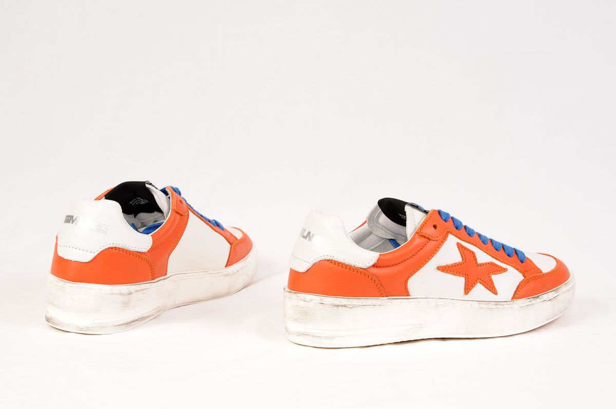 Méliné - Pad 57 Burnt Orange & White Trainer