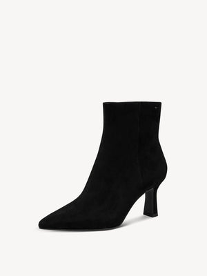 Tamaris - 25358 Black Suede Ankle Boot