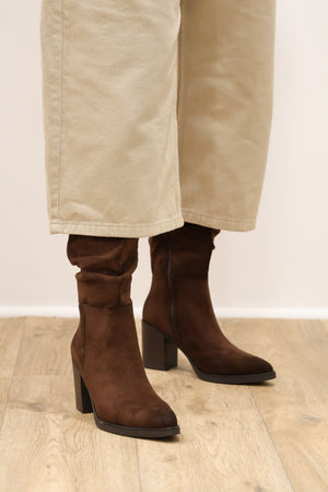 Xti - 146529 Brown Slouch Knee High