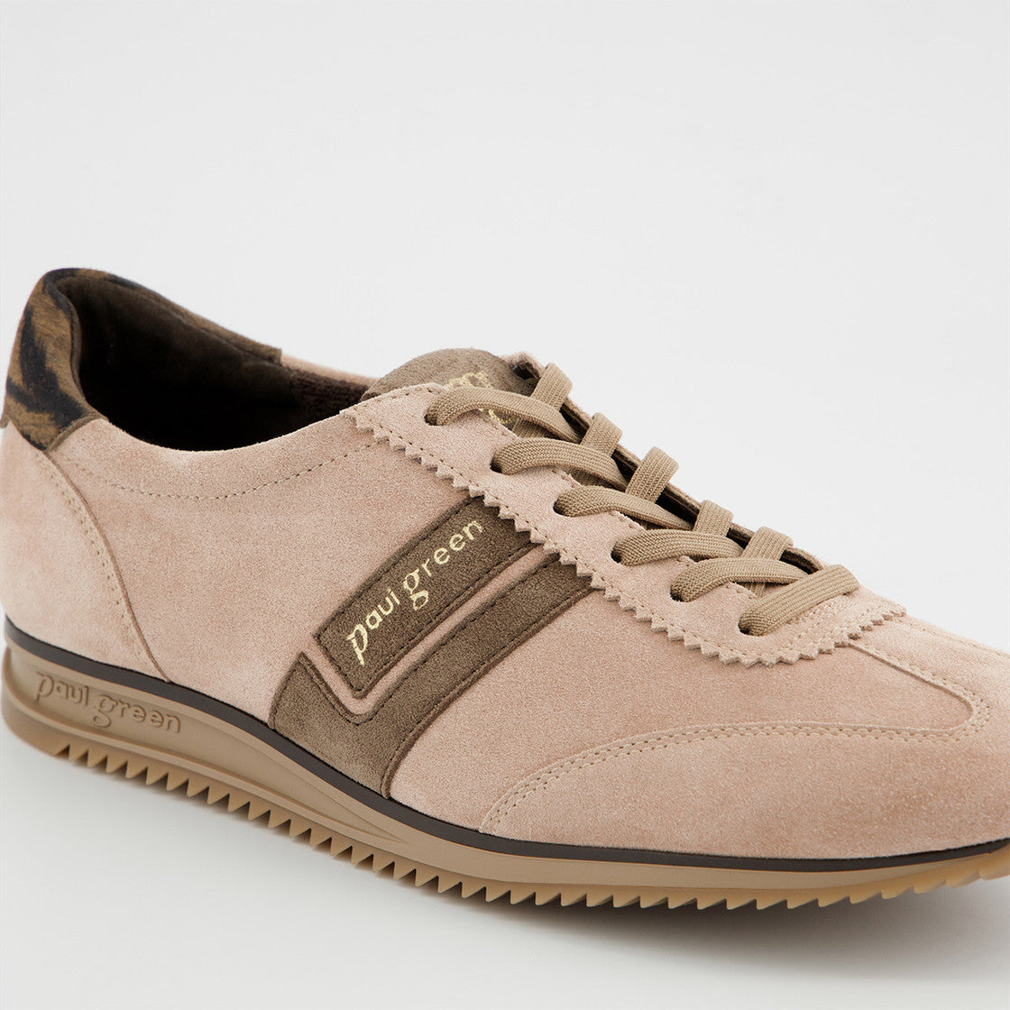 Paul Green - 5453 Blush/Brown Slip On Trainer
