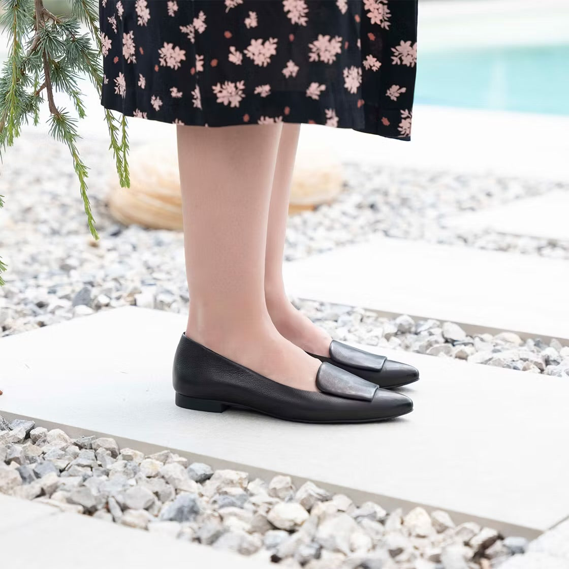 Paul Green - 3792 Black Loafer