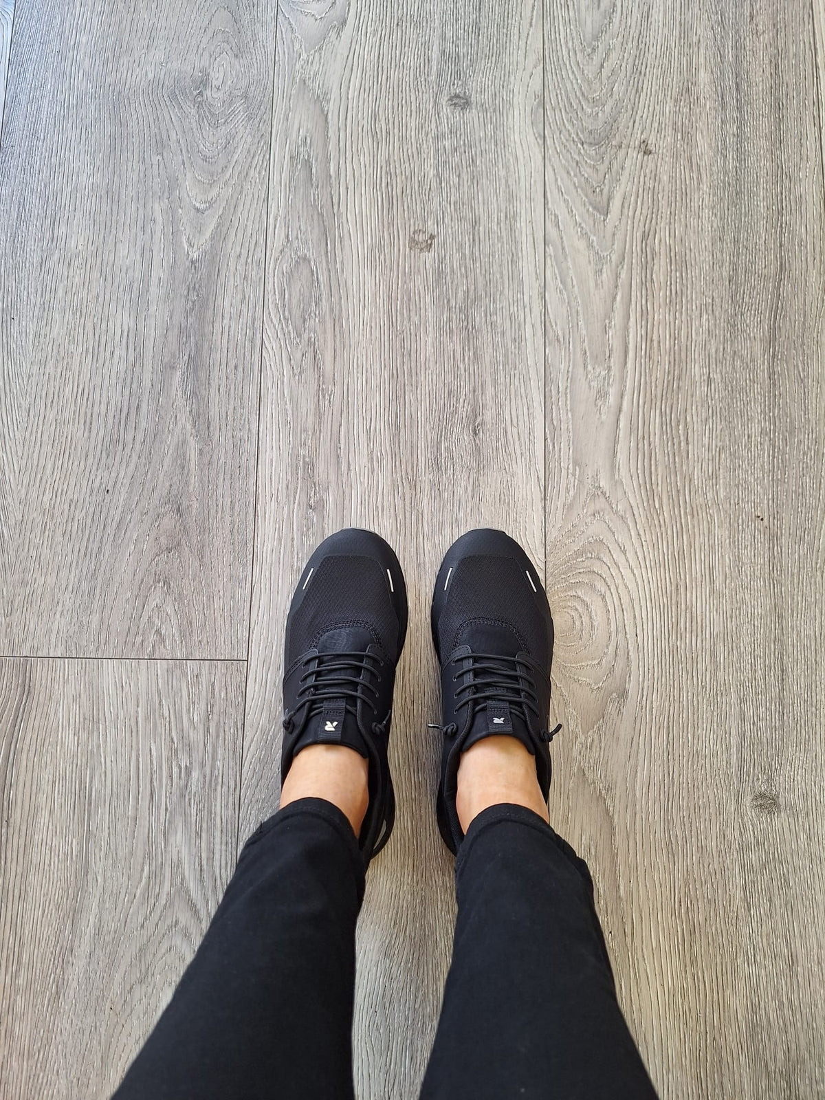 Rieker - M9051 Black Slip On Trainer