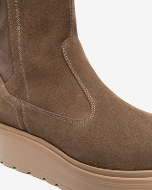 Nerogiardini - I61811D Brown Suede Platform Boot