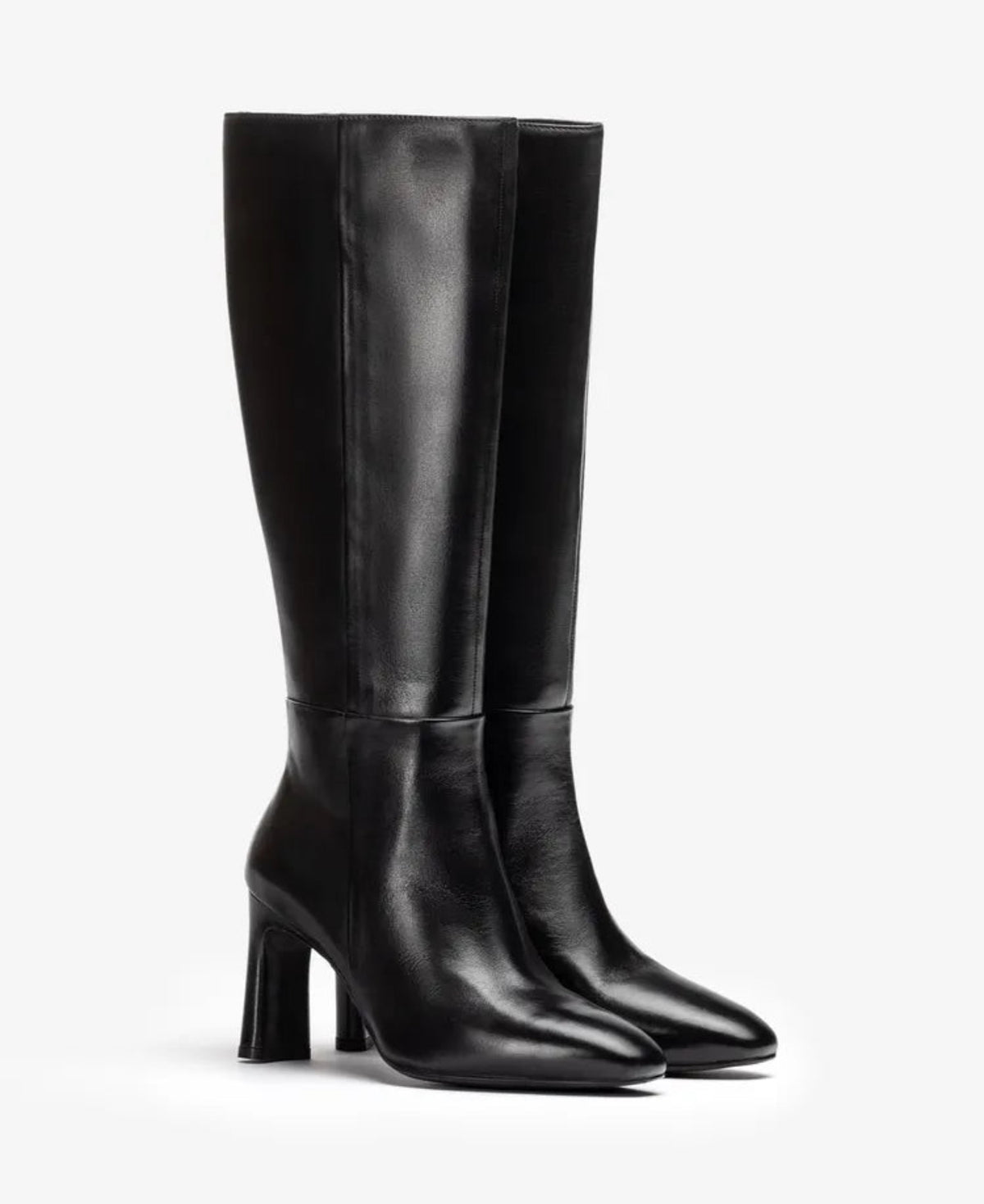 Unisa - Wolcot Black Leather Knee High