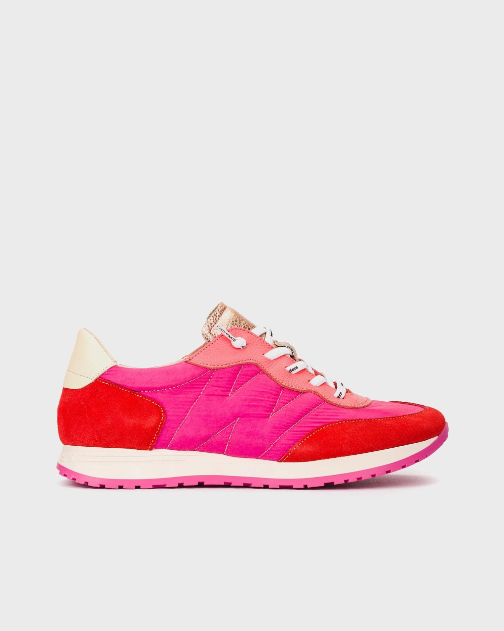Wonders - A-4802 Pink/Red Trainer