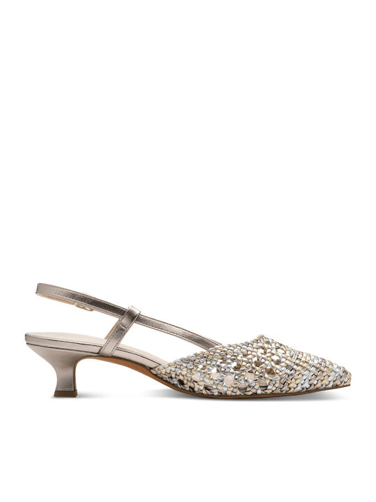 Marco Tozzi - 29502 Metallic Woven Slingback