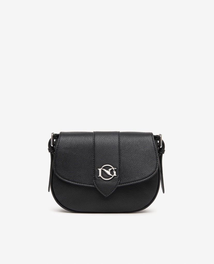 NeroGiardini - I443864D Black Leather Crossbody