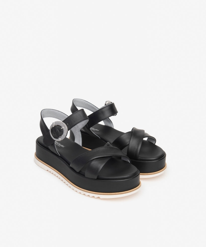 Nerogiardini - E410740D Black Platform Sandals [True to Size]