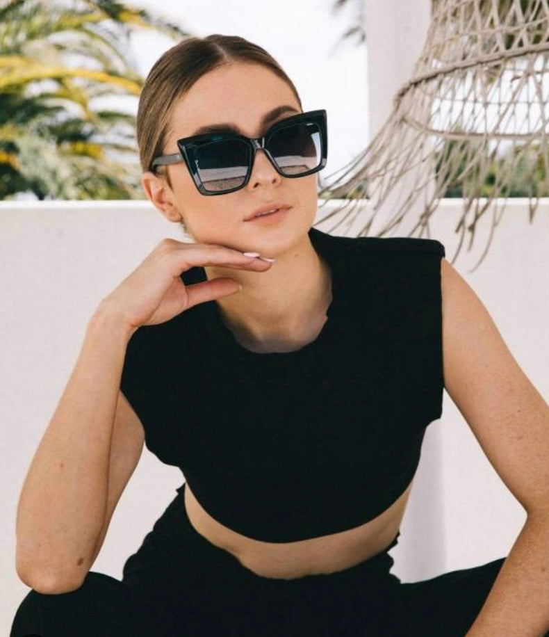 Otra - Sierra Black Smoke Fade Sunglasses