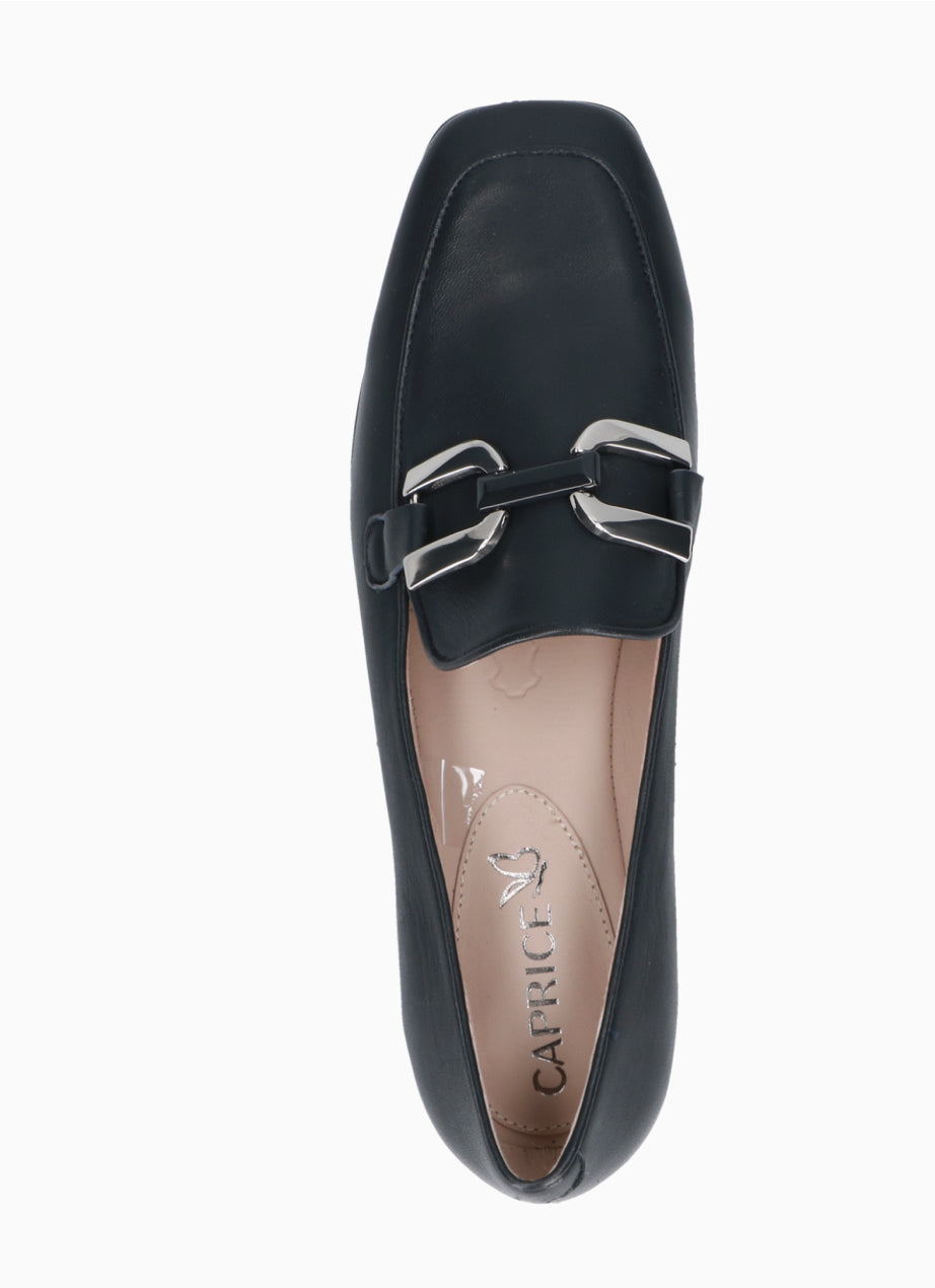 Caprice - 25201 Navy Leather Loafer