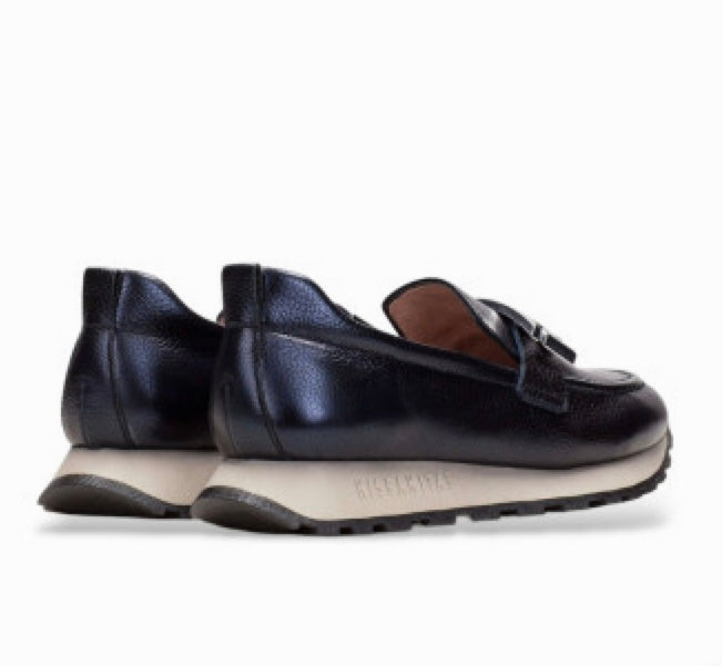 Hispanitas - H1243621 Navy Leather Loafer