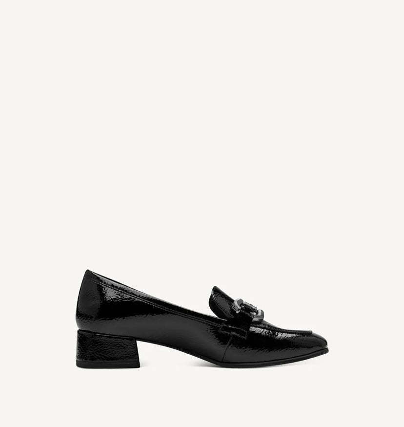 Tamaris - 24316 Black Patent Loafer