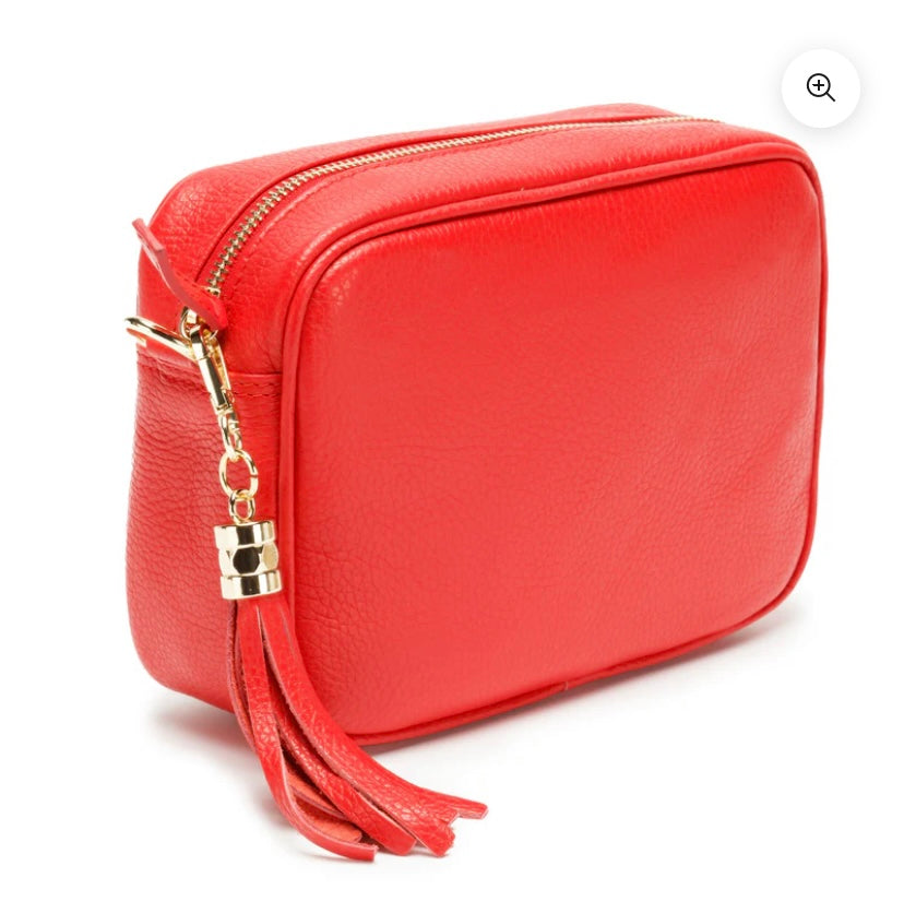 Elie Beaumont - Red Leather Crossbody Bag