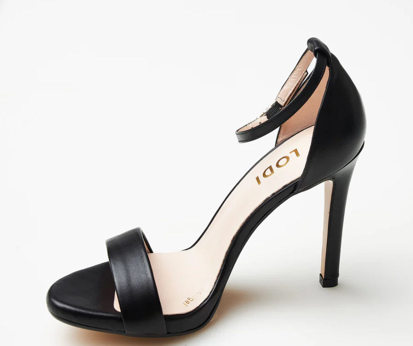 Lodi - Igor Black Leather Sandal