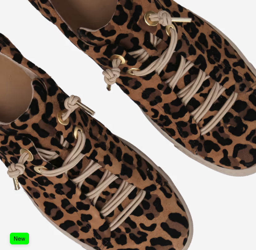 Paul Green - 5317-02 Leopard Print Elastic Trainer