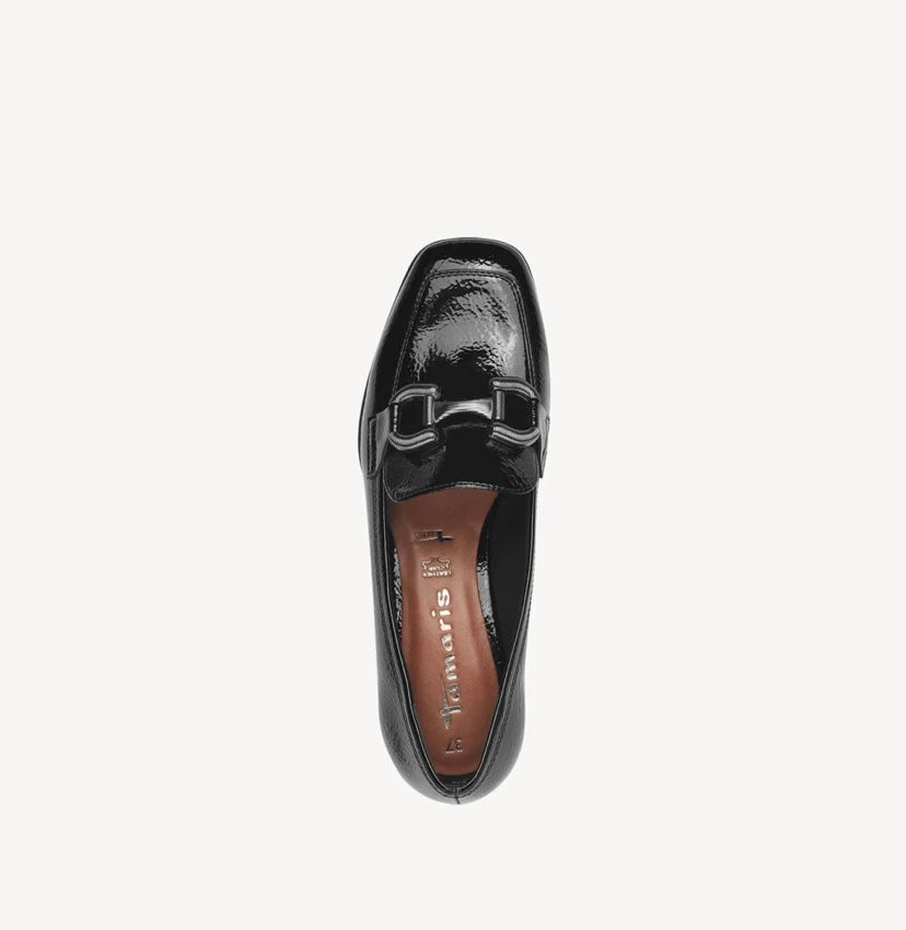 Tamaris - 24316 Black Patent Loafer