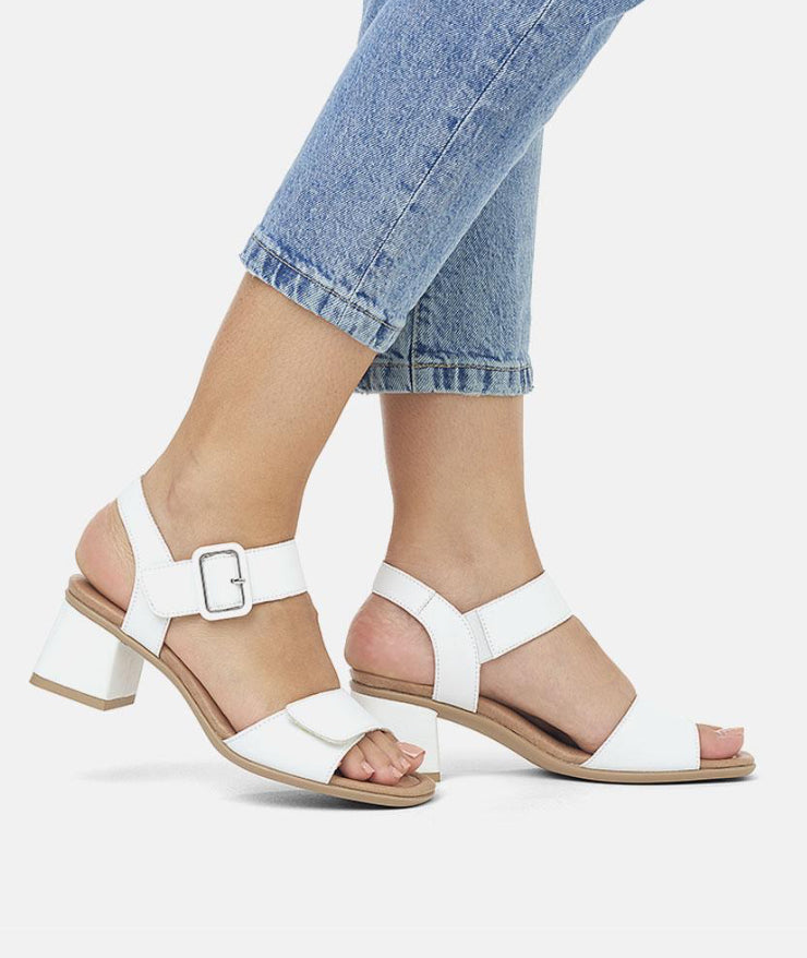 Remonte - D1K51-80 White Velcro Sandal
