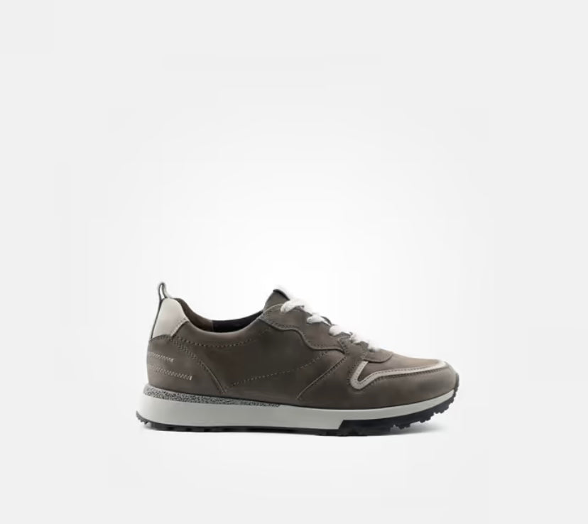 Paul Green - 5354 Grey Suede Leather Trainer