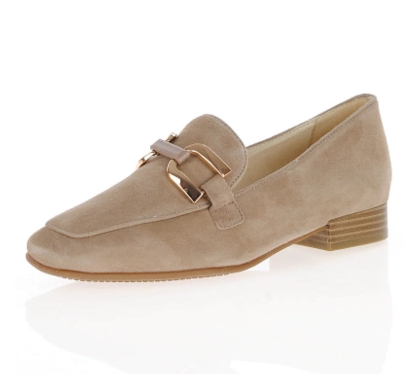 Caprice - 9-24201-42 Taupe Suede Loafer