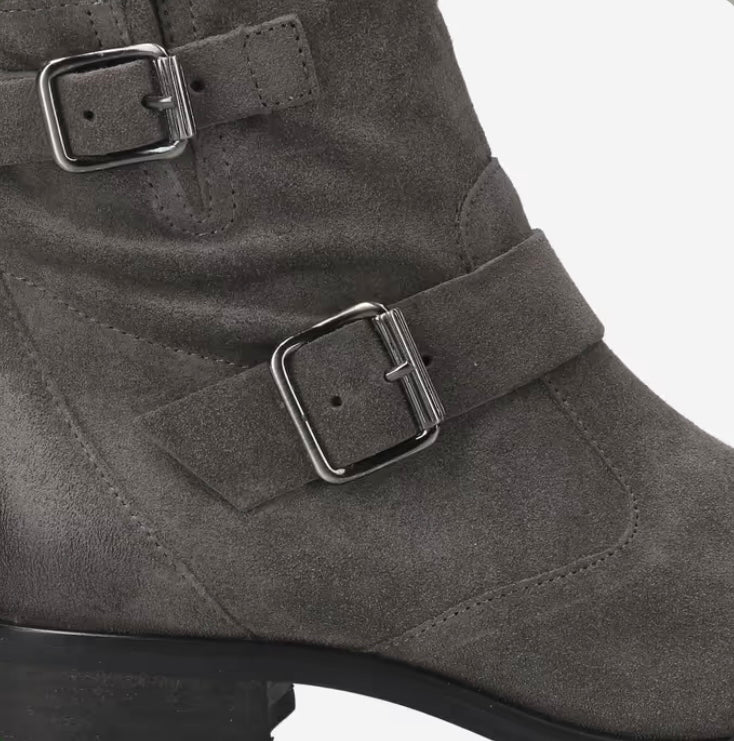 Paul Green - 8279 Grey Suede Ankle Boot