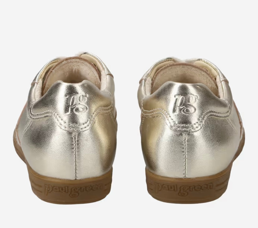 Paul Green - 5450 Gold Metallic Trainer