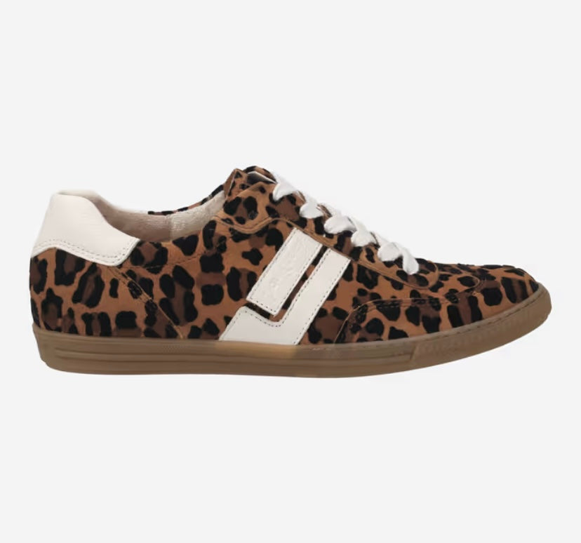 Paul Green - 5450-12 Leopard 🐆 Print Trainers [Standard Fit]