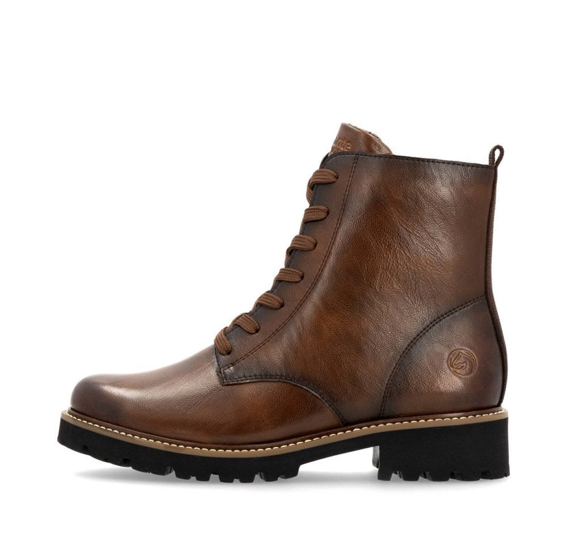 Remonte -D8661-24 Brown Leather Biker